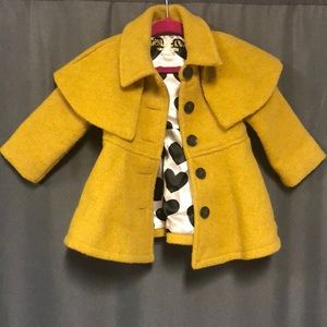 Genuine kids from Oshkosh size 12 month baby girls jacket with removable cape.